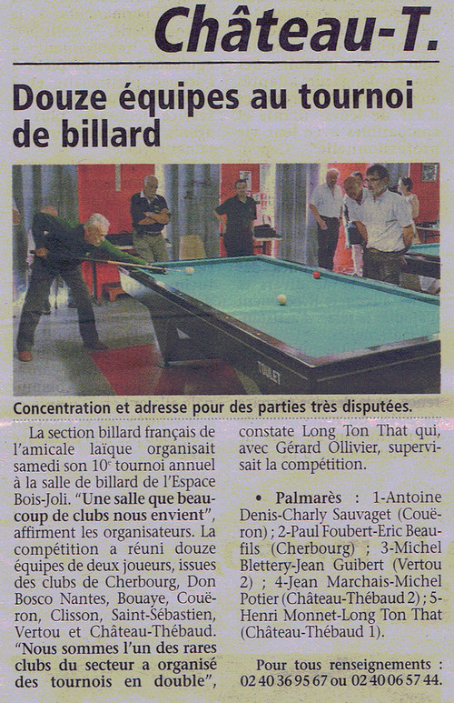 tournoi billard