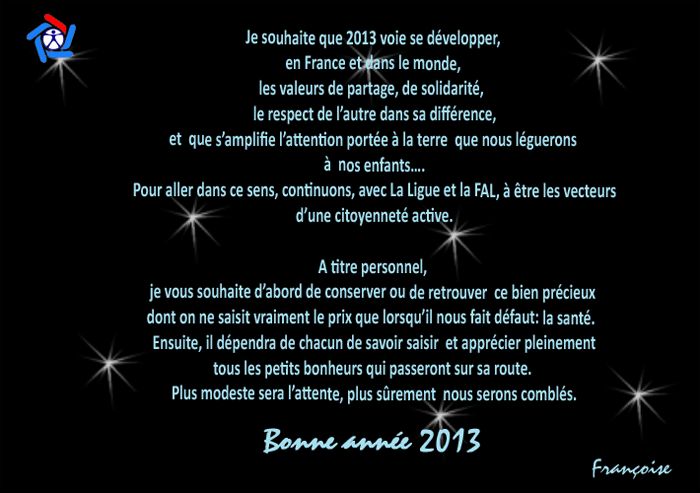 Voeux 2013